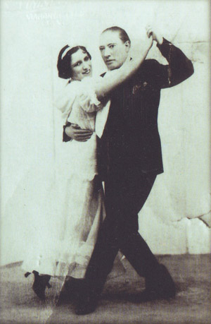 José Ovidio alias „El Cachafaz“ mit Carmencita Caldéron, um 1937